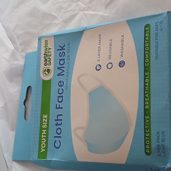 Earthwise Youth Size Cloth Face Mask NWT - Picture 5 of 5